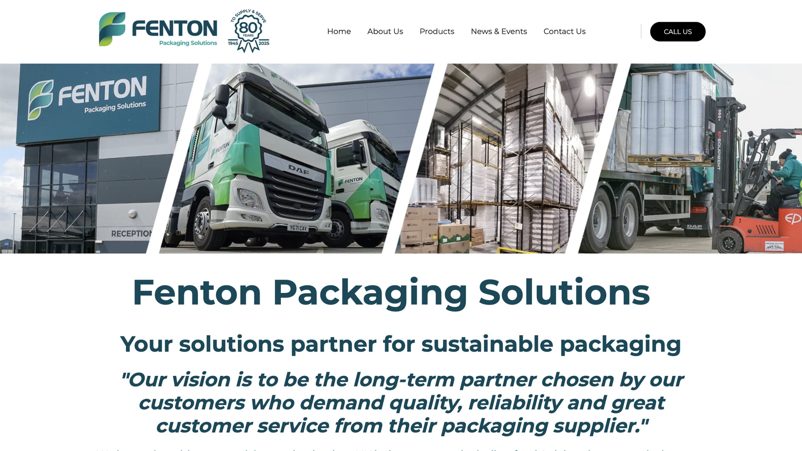 Fenton Packaging Solutions launches new solutions-focused website